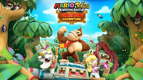 Donkey Kong Will Be Coming to Mario + Rabbids Kingdom Battle in June