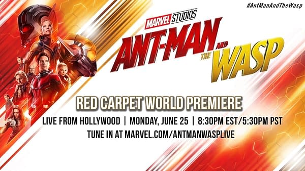 Watch: Ant-Man and The Wasp Red Carpet Premiere Live