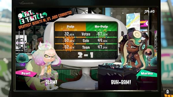 People Love Their Orange Juice in Latest Splatoon 2 Splatfest