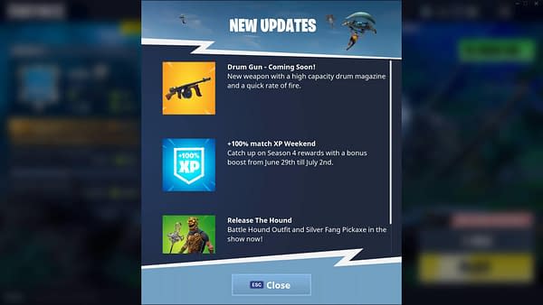 Epic Games Has a New Drum Gun Coming to Fortnite