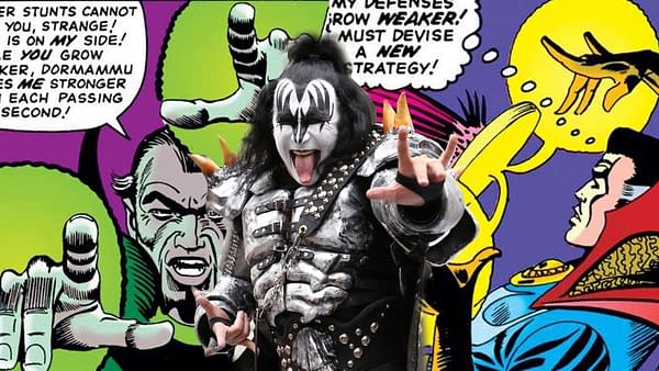 Steve Ditko invented the universal hand gesture for metal/rock used by Gene Simmons.