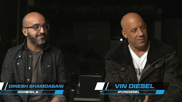 Dinesh Shamdasani Shaves Head to Match Bloodshot's Vin Diesel