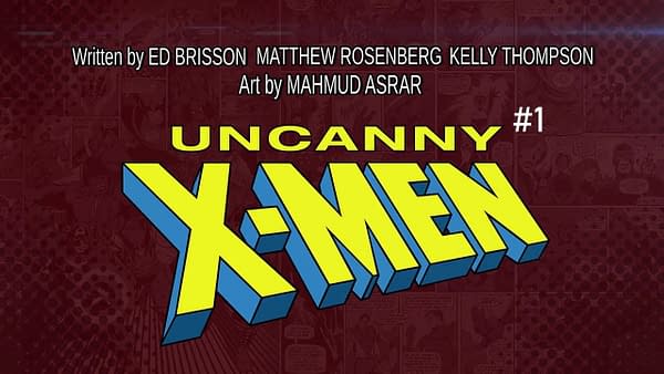 The X-Men Are Disassembled in the UNCANNY X-MEN #1 Launch Trailer!