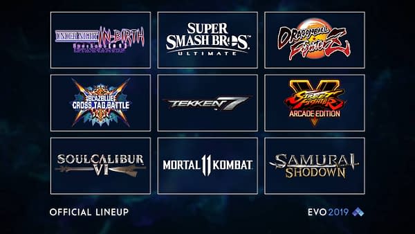 Evolution Championship Series Reveals Their Complete Game List for EVO 2019