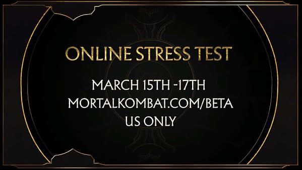 Mortal Kombat 11 Teases an Online Stress Test in March