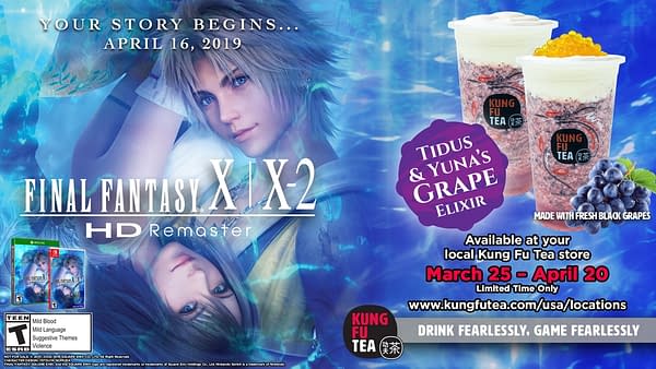 You Can Now Order a Final Fantasy X/X-2 Drink at Kung Fu Tea