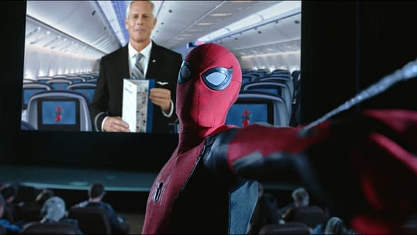 Spider-Man to Lecture Passengers on Airplane Safety for New United Airlines Promotion