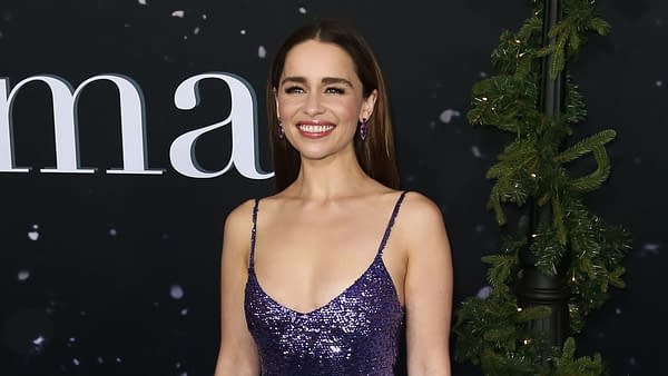 Emilia Clarke attends the Universal Pictures premiere of 'Last Christmas' at AMC Lincoln Square on on October 29, 2019 in New York City. Photo by Debby Wong/Shutterstock.com.