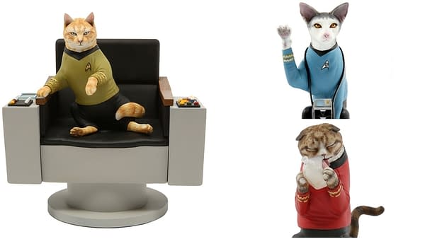 Chronicle Announces New Line of...Star Trek Cat Statues