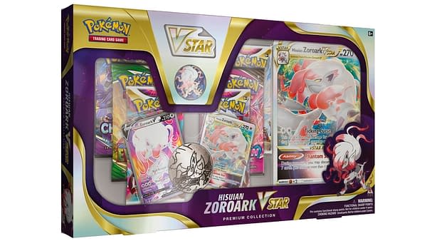 Hisuian Zoroark VSTAR Premium Collection. Credit: Pokémon TCG