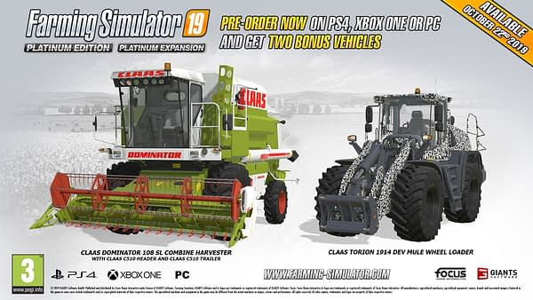 "Farming Simulator 19" Platinum Edition Goes Up For Pre-Order