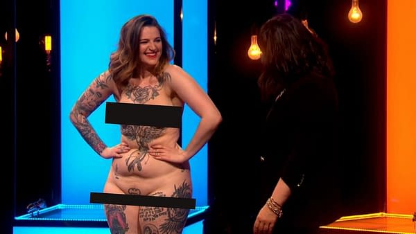 The Batman Tattoos That Won It, in Channel 4's Naked Attraction Dating Show