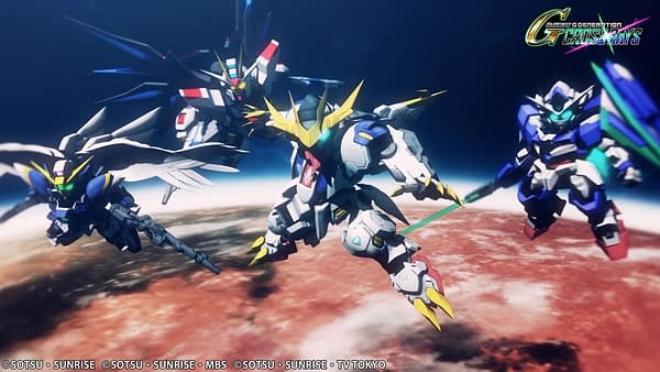 "SD Gundam G Generation Cross Rays" Headed West Next Month