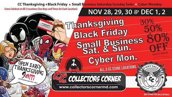 150 Comic Shops Running Black Friday Events Today…