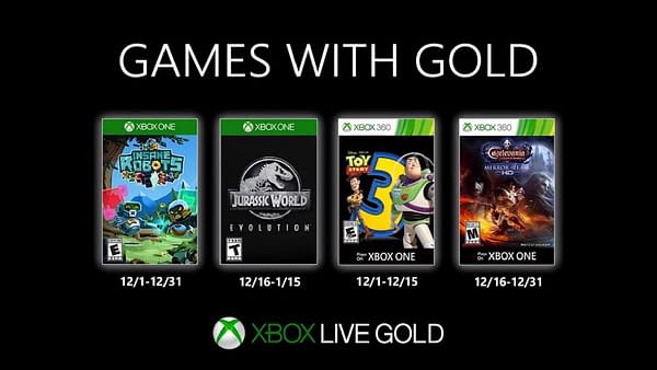 Xbox Reveales Their December 2019 Games With Gold