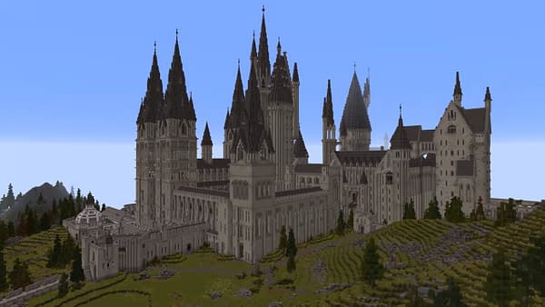 Someone Made A "Minecraft" Map With A "Harry Potter" Theme