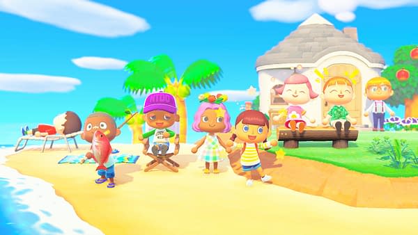 Animal Crossing: New Horizons entices you to come enjoy your time on the island.