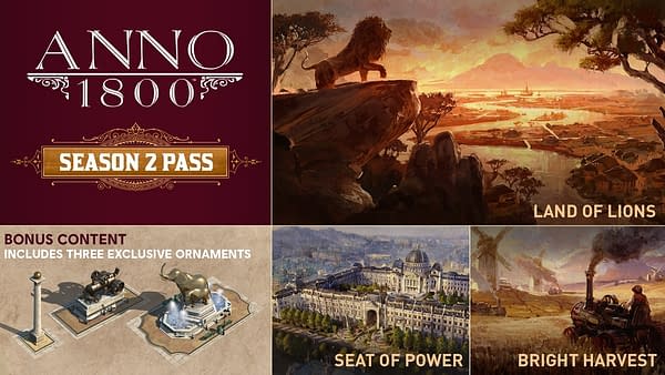 Unisoft Announces The Season 2 Pass For "Anno 1800"