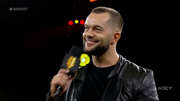 Finn Balor has got something funny to say on NXT, courtesy of WWE.