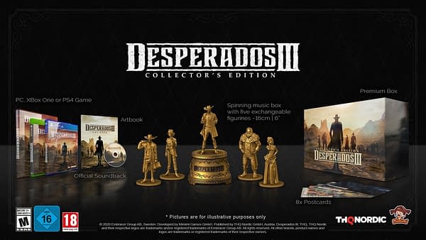 Desperados III will be getting it's own Collector's Edition this summer, courtesy of THQ Nordic.