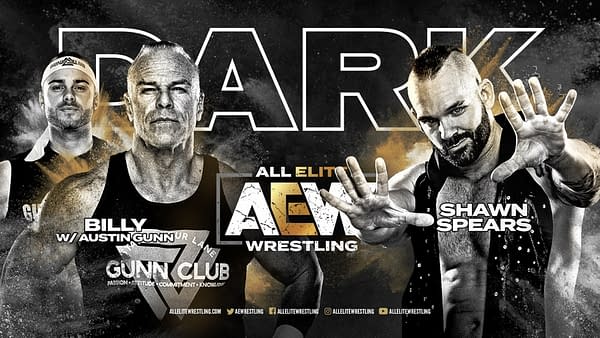 Billy faces off against Shawn Spears this week on Dark, courtesy of AEW.