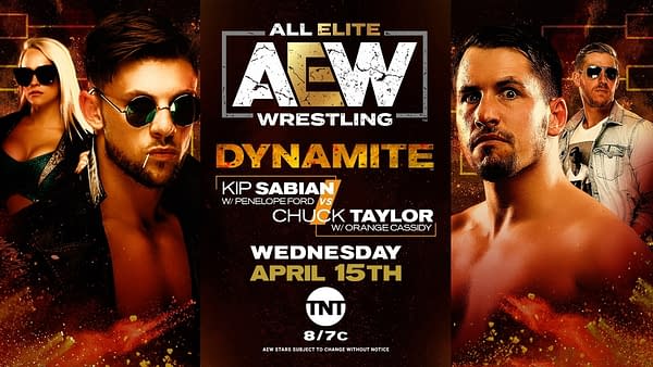 Kip Sabian will take on Chuck Taylor on this week's episode of Dynamite.