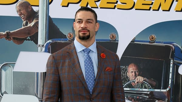 Roman Reigns at the "Fast & Furious Presents: Hobbs & Shaw" Premiere at the Dolby Theater on July 13, 2019 in Los Angeles, CA. Editorial credit: Kathy Hutchins / Shutterstock.com