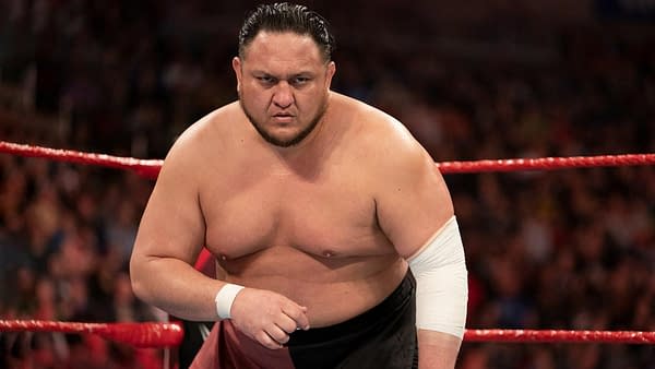 Samoa Joe is going back on the mic for Raw, courtesy of WWE.