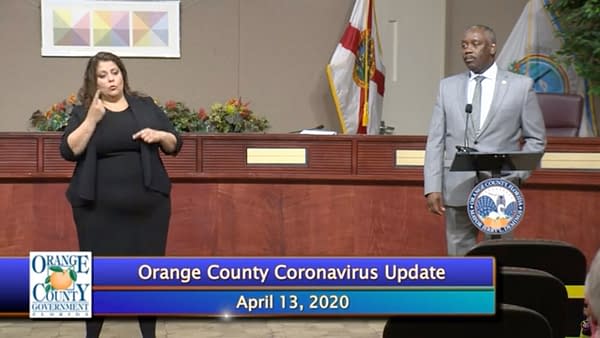 Orange County Mayor Jerry Demmings addresses WWE's essential business status, courtesy of Orange County.