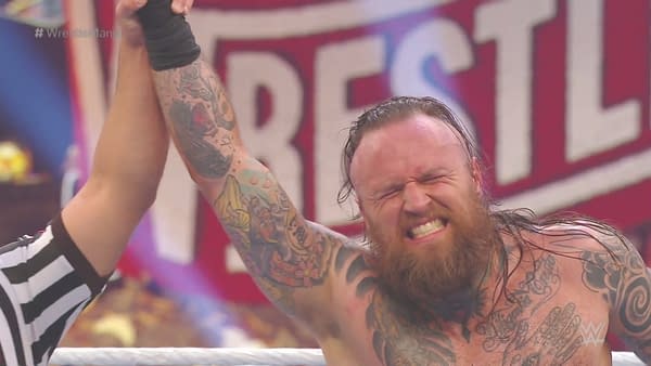 Aleister Black wins his match at WrestleMania 36