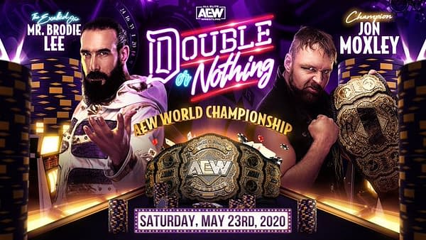 Brodie Lee challenges Jon Moxley for the AEW World Championship at AEW Double or Nothing