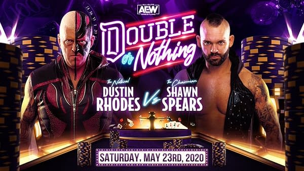 Dustin Rhodes takes on Shawn Spears at AEW Double or Nothing