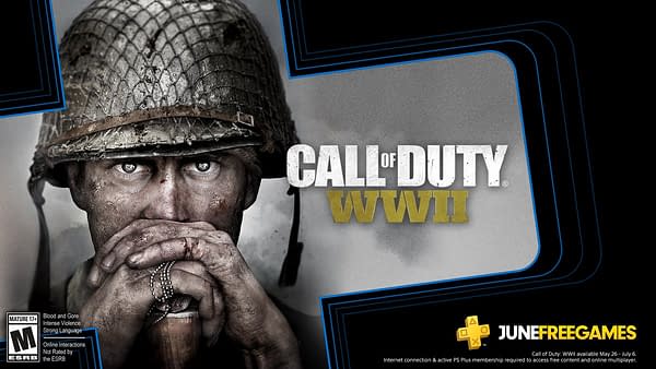 Call of Duty: WWII will be part of June's free PlayStation Plus games. 
