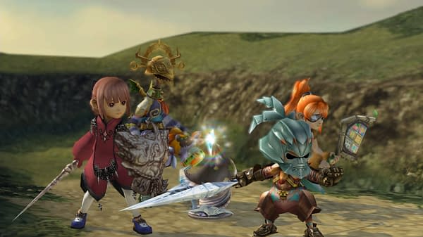 Relive the adventure with your caravan of heroes! Courtesy of Square Enix.