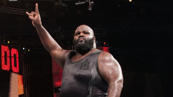 Mark Henry returns to the ring, courtesy of WWE.