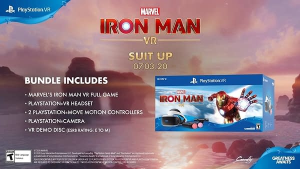 A look at the Iron Man VR Bundle, courtesy of Sony Interactive Entertainment.