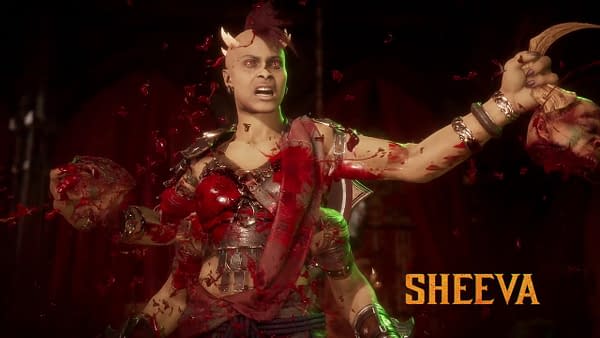 Protector of Sindel, and now the leader of her tribe, Sheeva returns to Mortal Kombat 11.