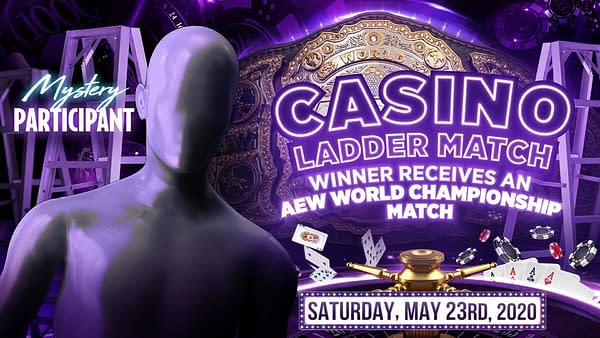 It's Your Casino Ladder Match for AEW Championship Title Shot, courtesy of AEW.
