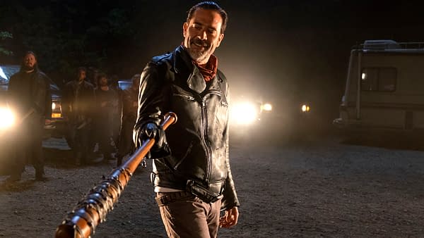 Jeffrey Dean Morgan as Neganin The Walking Dead, courtesy of AMC.