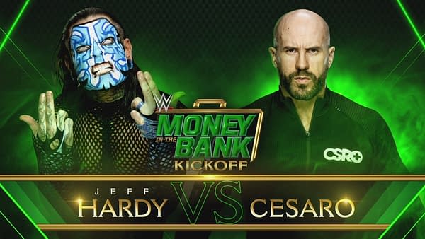 Jeff Hardy takes on Cesaro at WWE Money in the Bank [WWE/Twitter]