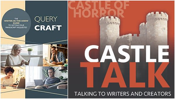 Cover of Query Craft and the logo of the Castle Talk Podcast, used by permission