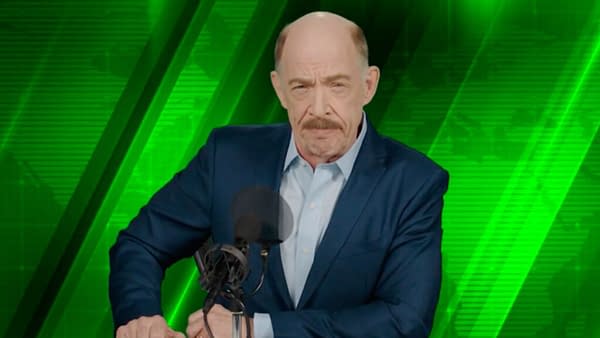 J.K. Simmons as J. Jonah Jameson in Spider-Man: Far From Home. Credit: Sony Pictures