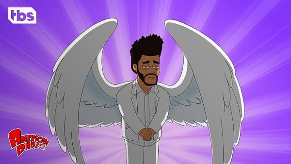 The Weeknd's secret revealed on American Dad, courtesy of TBS.