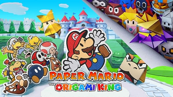 Paper Mario The Origami King Main Art