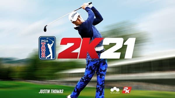 Justin Thomas commands the cover of the latest 2K sports title.