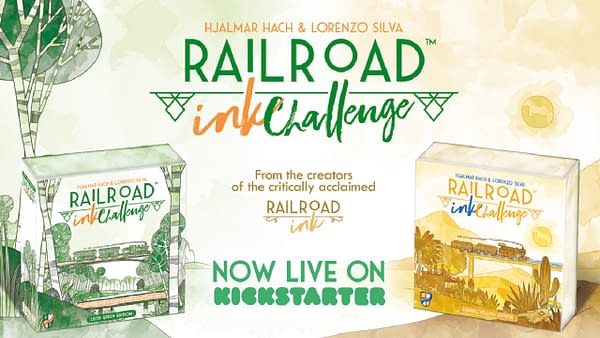 Railroad Ink Challenge is presently still accepting backers on Kickstarter!