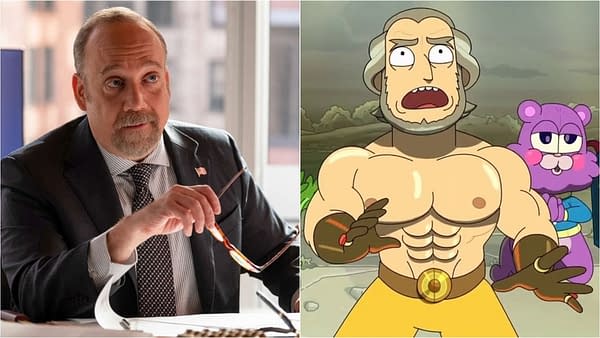 Rick, Morty, Funko and Paul Giamatti in The Daily LITG 22nd May 2020.