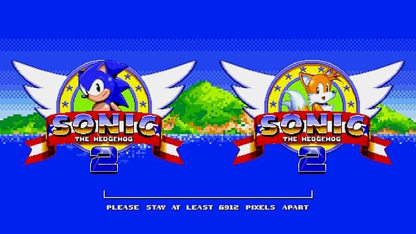 The reworked Sonic 2 COVID Logo from SEGA.