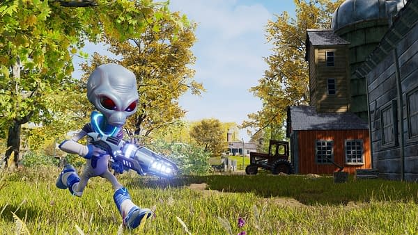 The latest Destroy All Humans! trailer shows off Turnipseed Farm, courtesy of THQ Nordic.