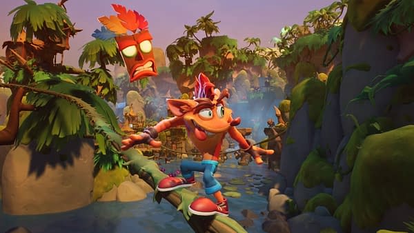 Crash Bandicoot returns, and this time, he's crashing through time. Courtesy of Activision.
